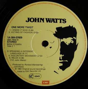 LP John Watts: One More Twist