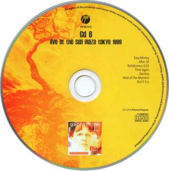 6CD John Wetton: The Official Bootleg - Archive Vol 1 (Live In Argentina 1996 · Live In Osaka 1997 · Live In Tokyo 1999) DLX