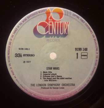 2LP The London Symphony Orchestra: Star Wars