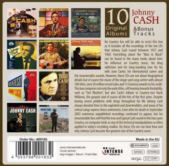 10CD/Zestaw pudełkowy Johnny Cash: 10 Original Albums