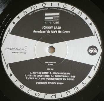 LP Johnny Cash: American VI: Ain't No Grave