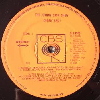 LP Johnny Cash: The Johnny Cash Show
