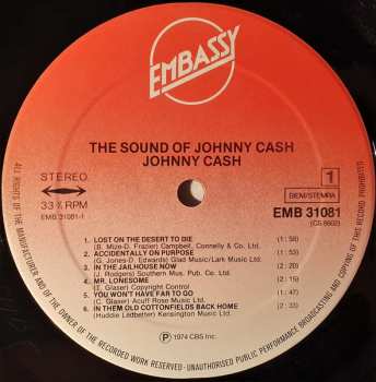 LP Johnny Cash: The Sound Of Johnny Cash