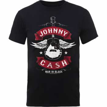 Merch Johnny Cash: Koszulka Winged Guitar 