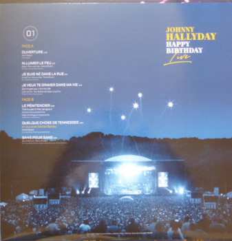 4LP/Zestaw pudełkowy Johnny Hallyday: Happy Birthday Live - Parc De Sceaux 15.06.2000 LTD | NUM