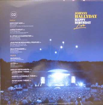 4LP/Zestaw pudełkowy Johnny Hallyday: Happy Birthday Live - Parc De Sceaux 15.06.2000 LTD | NUM