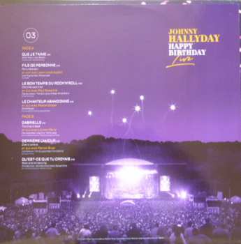 4LP/Zestaw pudełkowy Johnny Hallyday: Happy Birthday Live - Parc De Sceaux 15.06.2000 LTD | NUM
