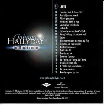 5CD/Zestaw pudełkowy Johnny Hallyday: L'album De Sa Vie