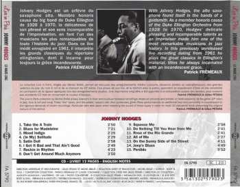 CD Johnny Hodges: Live In Paris - 13 Mars 1961