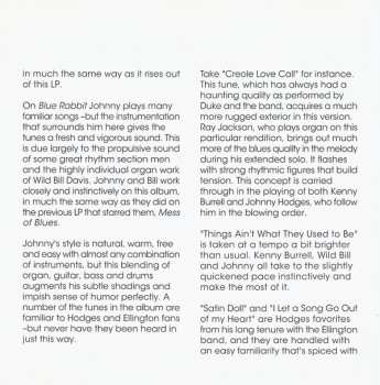 CD Johnny Hodges: Blue Hodge