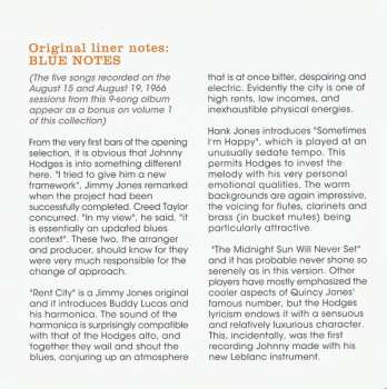 CD Johnny Hodges: Blue Hodge