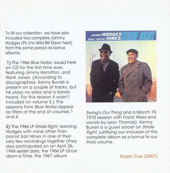 CD Johnny Hodges: Blue Hodge