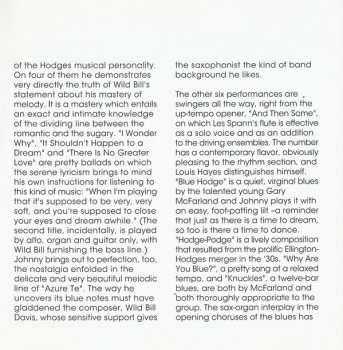 CD Johnny Hodges: Blue Hodge