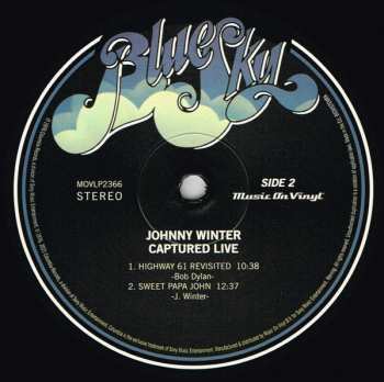 LP Johnny Winter: Captured Live!