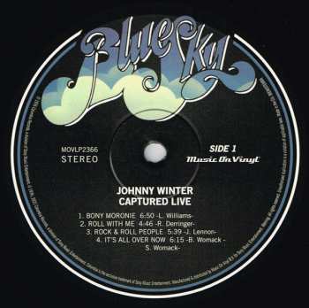 LP Johnny Winter: Captured Live!