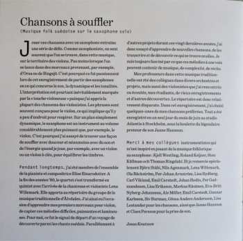 CD Jonas Knutsson: Blåslåtar