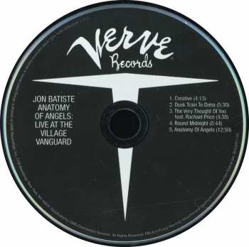 CD Jonathan Batiste: Anatomy Of Angels: Live At The Village Vanguard