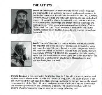 CD Jonathan Goldman: Chakra Chants 2
