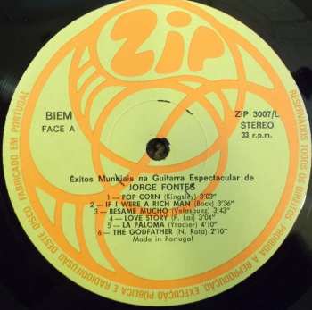 LP Jorge Fontes: Exitos Mundiais Na Guitarra Espectacular De Jorge Fontes
