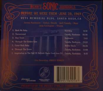 CD Jorma Kaukonen: Before We Were Them - June 28 1969