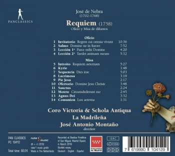 CD Jose De Nebra: Requiem