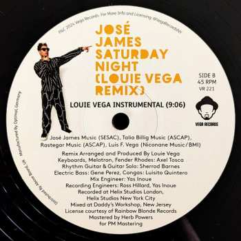 2LP José James: Saturday Night (Louie Vega Remix)