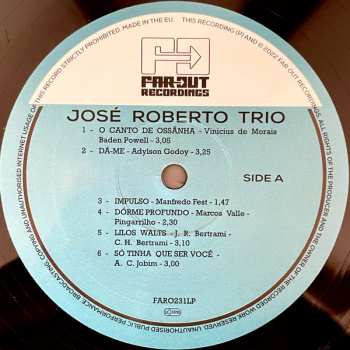 LP José Roberto Trio: José Roberto Trio
