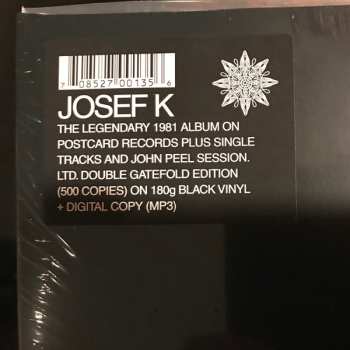 2LP Josef K: The Only Fun In Town LTD