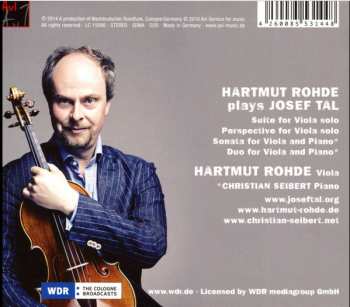 CD Hartmut Rohde: Works For Viola