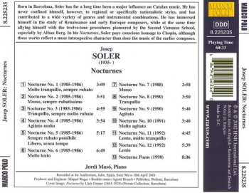 CD Jordi Masó: Nocturnes