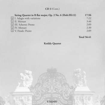 25CD/Zestaw pudełkowy Joseph Haydn: The Complete String Quartets