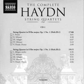 25CD/Zestaw pudełkowy Joseph Haydn: The Complete String Quartets