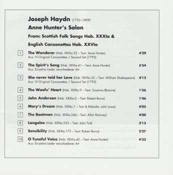 CD Joseph Haydn: Anne Hunter's Salon: Scottish Folk Songs · English Canzonettas