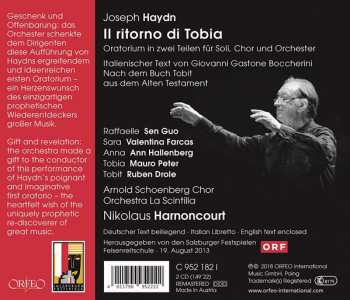 2CD/Zestaw pudełkowy Joseph Haydn: Il Ritorno Di Tobia (Oratorium)