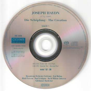 2SACD Joseph Haydn: Die Schöpfung ● The Creation