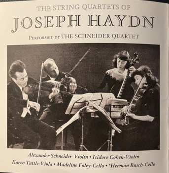 15CD/Zestaw pudełkowy Joseph Haydn: The String Quartets. The Haydn Society Recordings