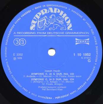 2LP Prague Chamber Orchestra: Symfonie