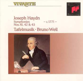 CD Joseph Haydn: Symphonies Nos. 41, 42 & 43 - C. 1771 -