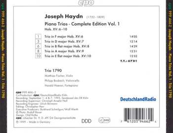 CD Joseph Haydn: Complete Piano Trios Vol. 1