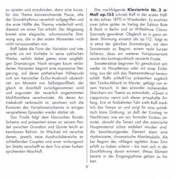 CD Joseph Joachim Raff: Piano Trios No 2 & 3