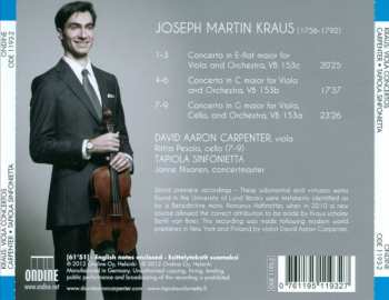 CD Joseph Martin Kraus: Viola Concertos