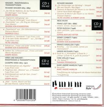 3CD/Zestaw pudełkowy Giuseppe Verdi: Wagner und Verdi - Paraphrasen und Transkriptionen & Neue Musik