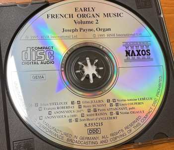 CD Joseph Payne: Early French Organ Music Volume 2