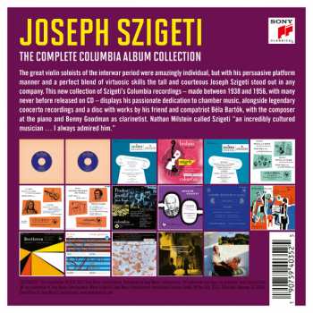 17CD/Zestaw pudełkowy Joseph Szigeti: The Complete Columbia Album Collection