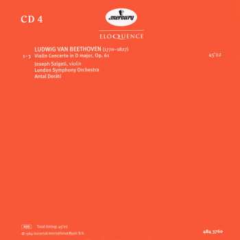 6CD/Zestaw pudełkowy Joseph Szigeti: The Mercury Masters