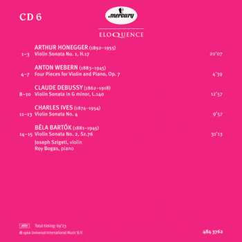 6CD/Zestaw pudełkowy Joseph Szigeti: The Mercury Masters