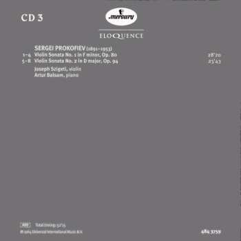 6CD/Zestaw pudełkowy Joseph Szigeti: The Mercury Masters