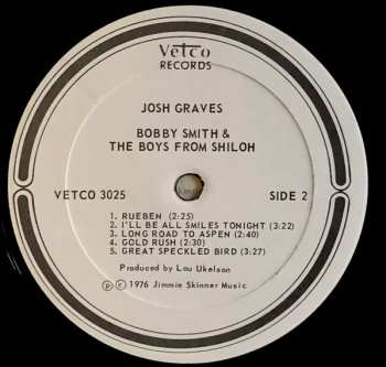 LP Josh Graves: Josh Graves With Bobby Smith & The Boys From Shiloh