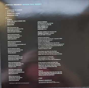 LP Joshua Redman: Words Fall Short CLR