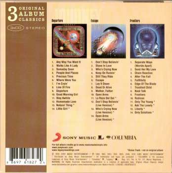3CD/Zestaw pudełkowy Journey: 3 Original Album Classics